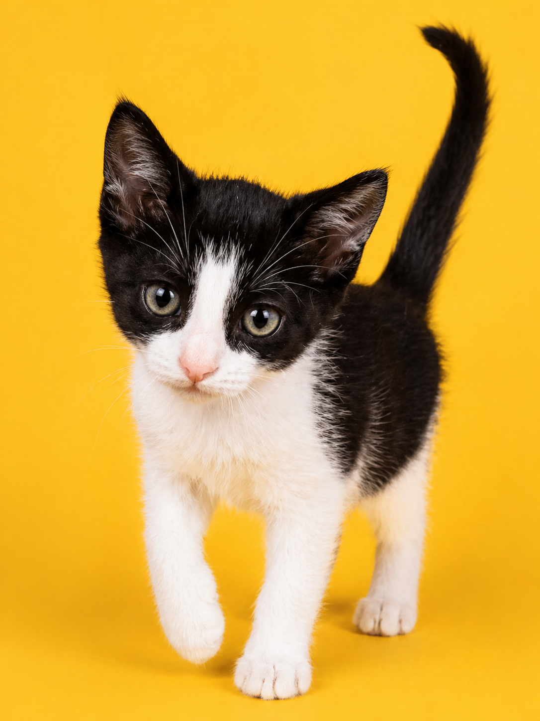 Adoption-ready pet portrait